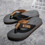 Men Flip Flop Slides With Strap Sandal Beach Summer Slipper Male Latest